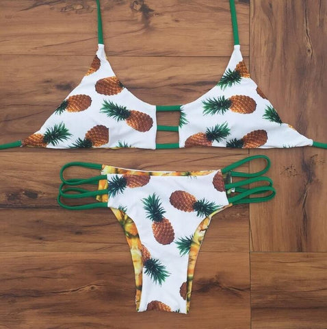 Sexy Tie Sides Bikini Swimwear Set