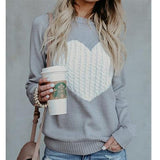 Long Sleeve Loose Knit Sweater Top