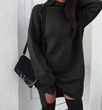 High necked Long sleeved Sweater Top