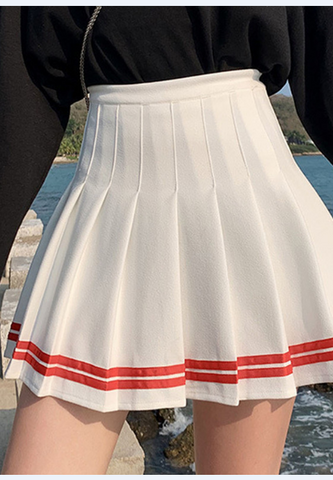 Solid Color Women'S Zipper High Waist Skirt