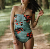 Sexy Print One-Piece Swimsuit