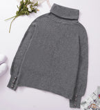 High Collar Warm Pullover Sweater