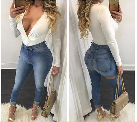 SEXY HOLE JEANS