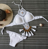 Fashion Tassel Bikini Swimwear Set
