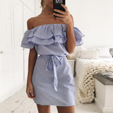 Fashion Women's Striped dress