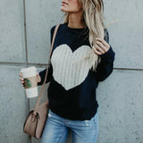 Long Sleeve Loose Knit Sweater Top
