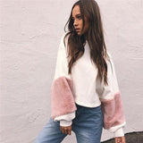 Winter Women's Fashion Hot Sale Long Sleeve Stylish Round-neck Sweater